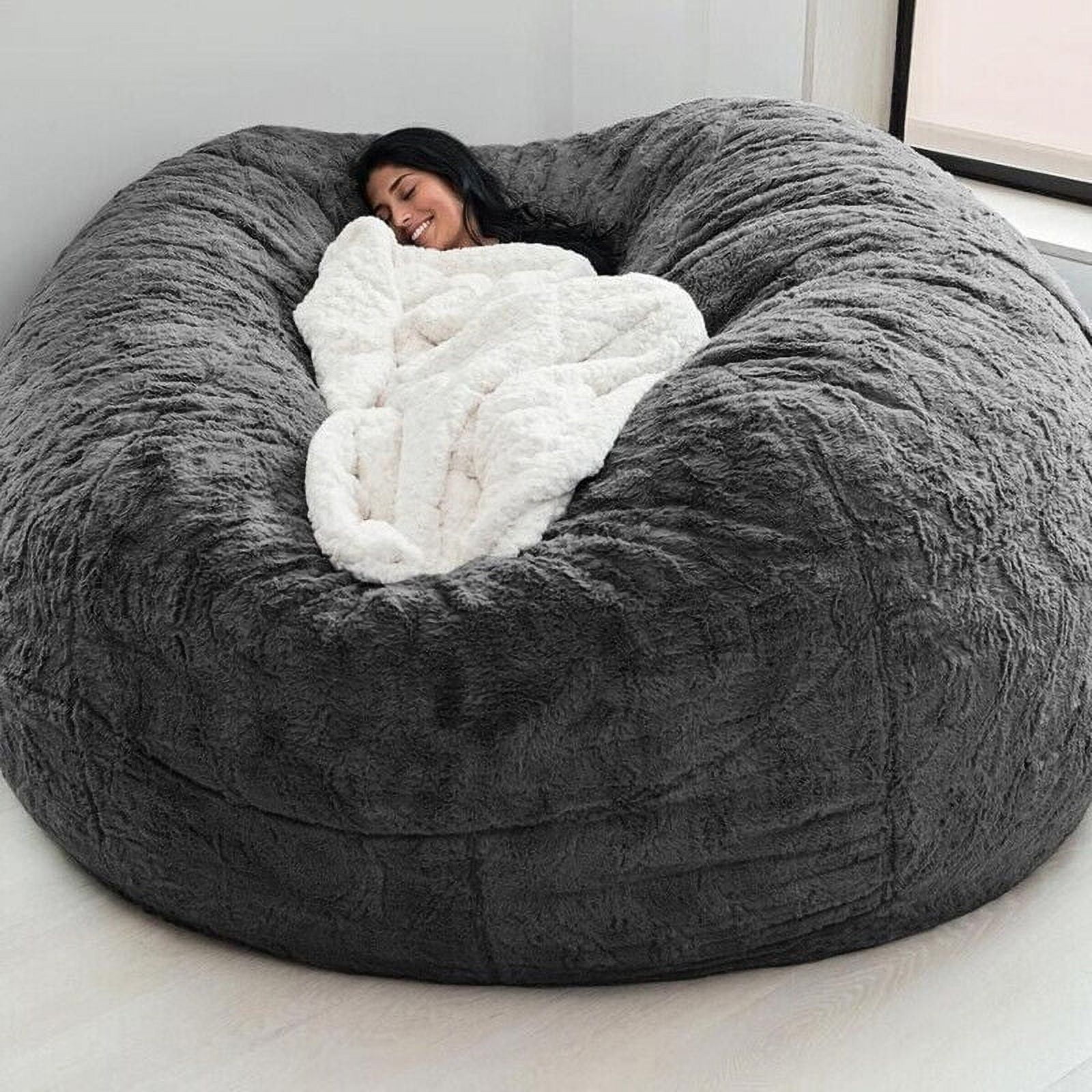 New Extra Large Bean Bag Chairs Couch Sofa Cover Indoor Lazy Lounger For  Adults Kids Sellwell (does Not Include Filler)