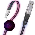 thumbnail image 1 of 6FT Led Light up Phone Charger CordUSB Fast Charging Cord Cables  Compatible for  iPhone 14 13 12 11 Pro Max XR XS X/8Plus/7Plus/6Plus/5s/iPad iPod Touch More, 1 of 7