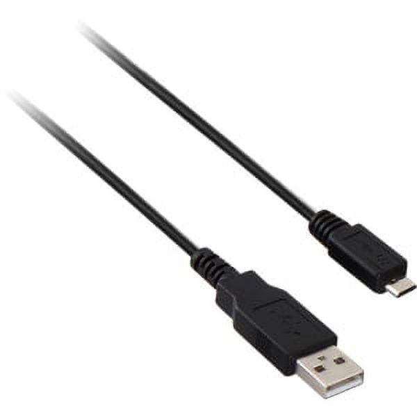 Usb Micro 2 Picture 6FT MICRO-USB 2.0 CABL BLACK USB A TO MICRO-B (M/M) - Walmart.com