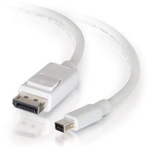6FT MINI DISPLAYPORT TO DP CBL WHITE