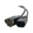 thumbnail image 1 of 6FT MONITOR POWER ADAPTER CABLE (NEMA 5-15R TO IEC320 C14), 1 of 3