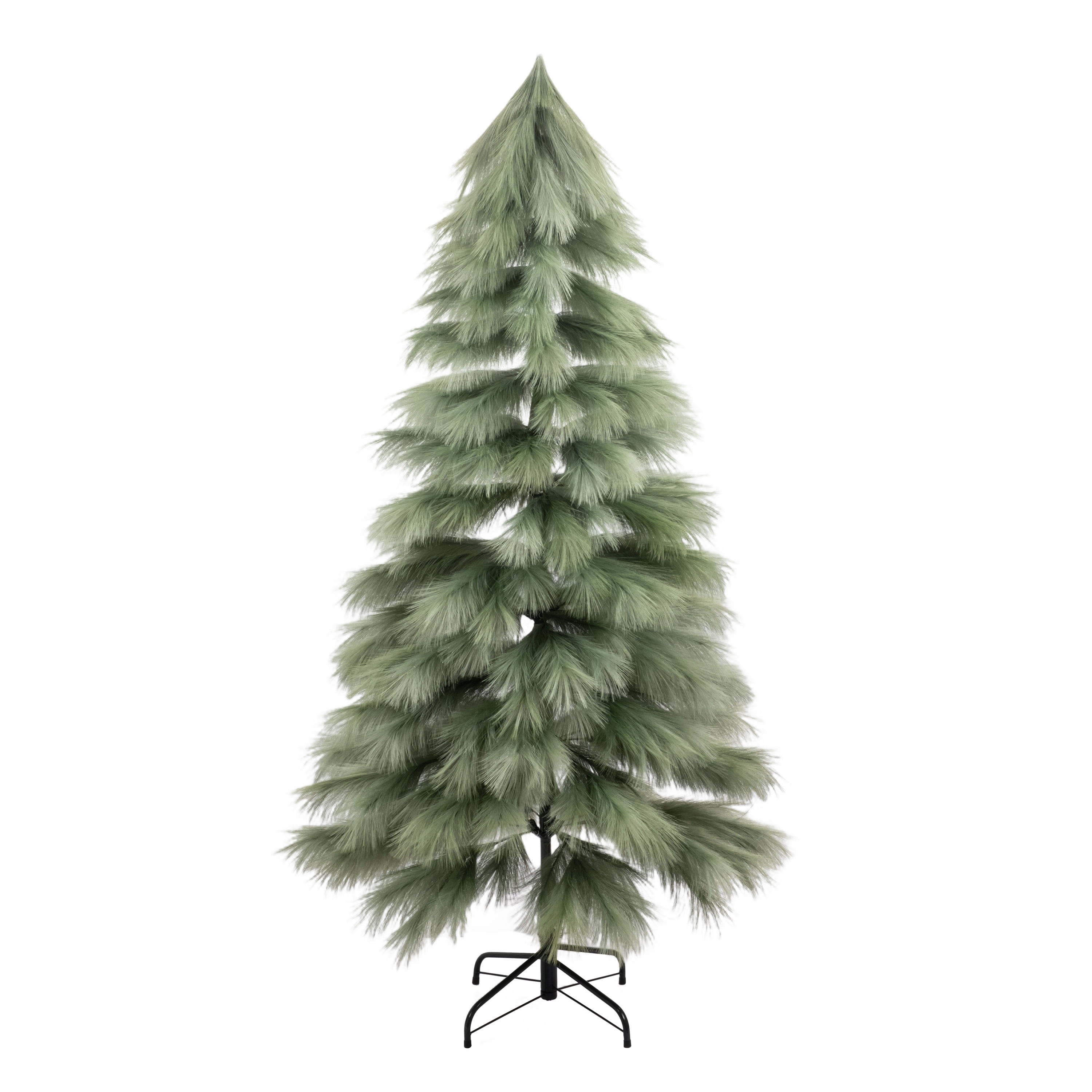 Elegant Home Decor 6ft Artificial Pampas Tree, Green