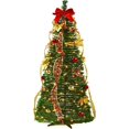 6FT Pop Up Christmas Tree with Lights, Prelit Artificial Christmas
