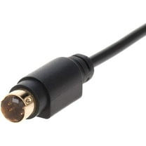 1-Pack - 6FT S-Video Cable 4-Pin Mini DIN Male to Male Gold-Plated Connectors, SVHS Cord for DVD, VHS, TV, Monitor, Projector, AV Equipment
