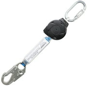 6FT Self Retracting Lifeline Fall Protection Retractable Safety Lanyard Rectracting Lifeline Personal Fall Arrest Protection ANSI Self Retractable Gear for Roofing ConstructionSmall Hook