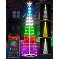 thumbnail image 2 of 10mm Wired Christmas Ribbon – 3 Meter Roll, Assorted Colors, Art 44069 2 of 5