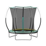 6FT Springfree Toddler Trampoline, SHINPT Outdoor Trampolinewith No-gap Design, Trampoline for Kids with 3 W-shape Legs, Recreational Trampoline with Net, Kids Indoor Bounce House for Best Gift