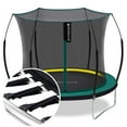 thumbnail image 1 of 6FT Springless Trampoline for Kids and Adults - Recreational Trampolines with AntiRust Coating - Bungee Cords Outdoor Trampoline for Kids - No-Gap Design Zipper System, 1 of 9