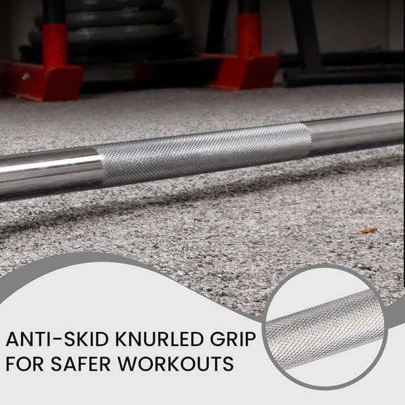 6FT Stardard Barbell for Weightlifting and Power Lifting