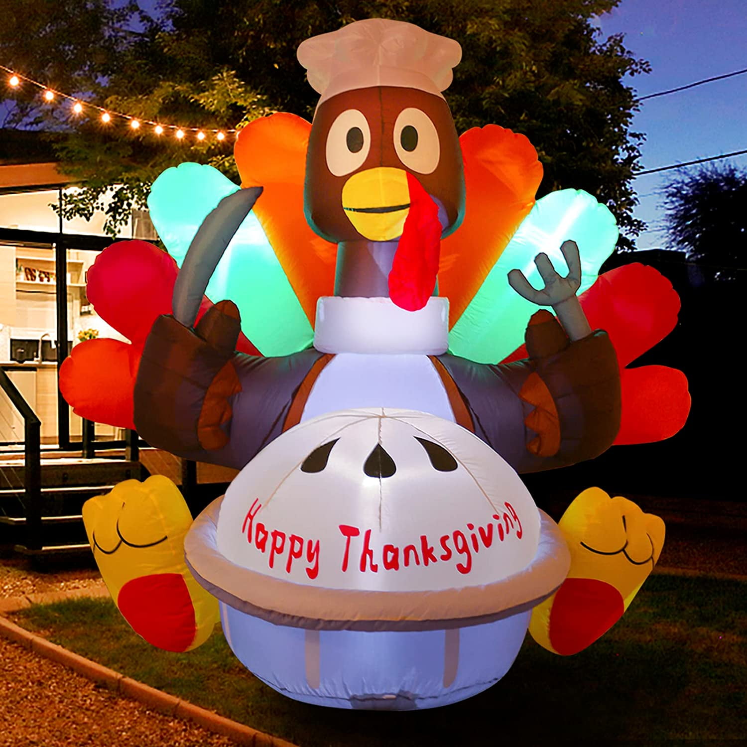 6FT Thanksgiving Inflatables Outdoor Decoration, Inflatable