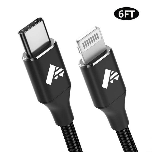 6FT USB C to Lightning Cable, Aioneus MFi Certified iPhone Chargin