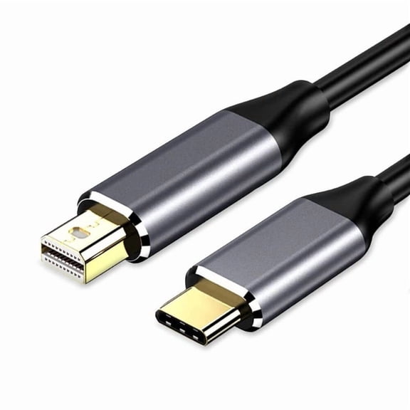 6FT USB C To Mini DisplayPort Cable, 4K@60Hz Type C To Mini-DisplayPort Cable Compatible with 15,MacBook Pro/Air/iMac/Surface Etc (No Bi-Directional, Not for Thunderbolt 2)