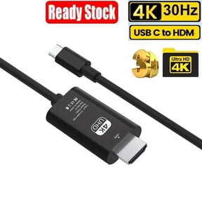 6FT USB-C to HDMI Cable, Type C to HDMI 4K Video Converter Adapter Cable