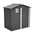 thumbnail image 1 of 6FT x 4FT Steel Outdoor Storage Shed for Garden Patio Lawn Tool Utility, 1 of 17
