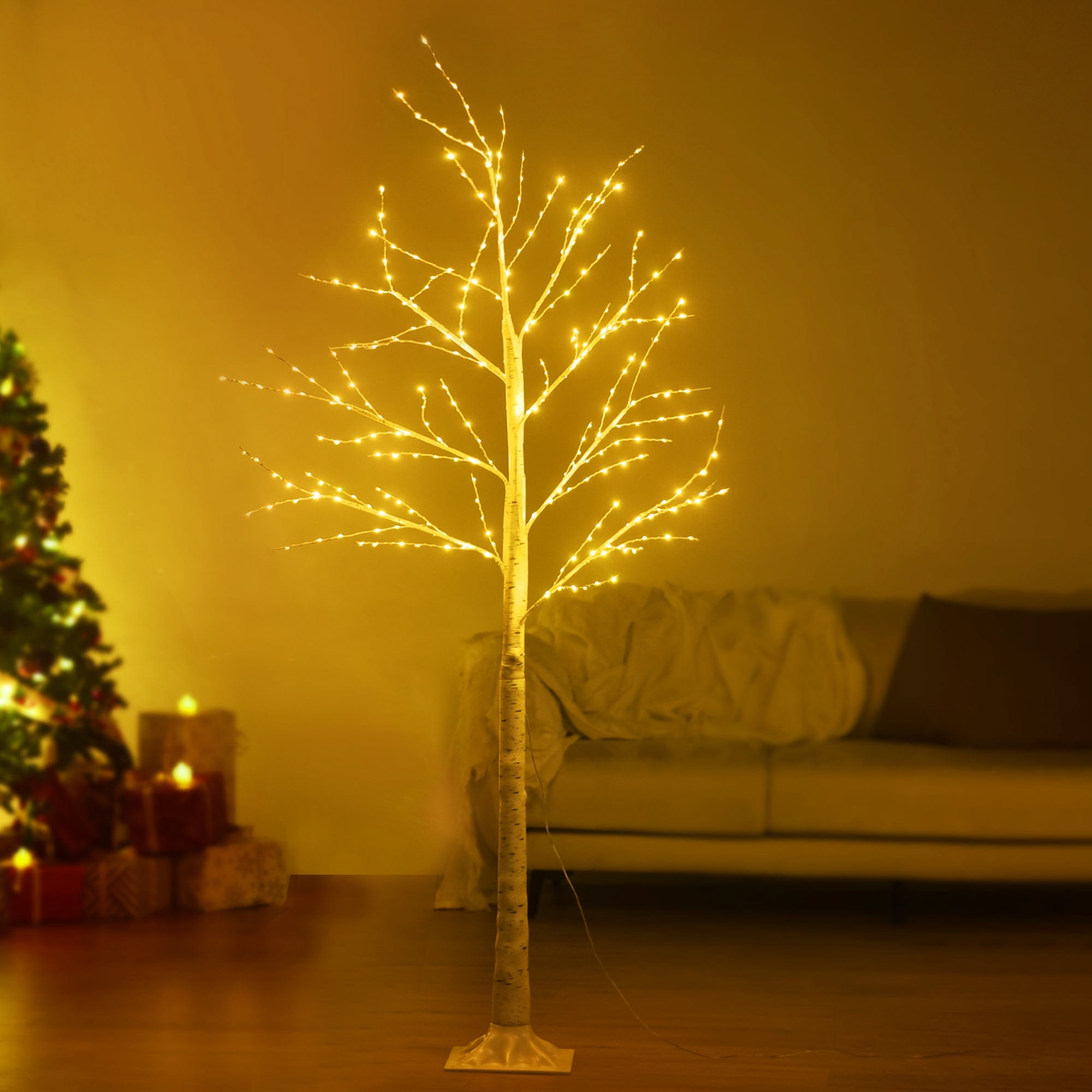 New Christmas Tree Lights Power Cord Foot Switch Raintight 1/2inch Plug 6Ft  Long
