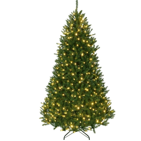 6Ft Christmas Tree with Hinged Design | Realistic PVC Needles & Metal Stand | Easy 3-Step Assembly for Home Office Holiday Decor,Premium Unlit