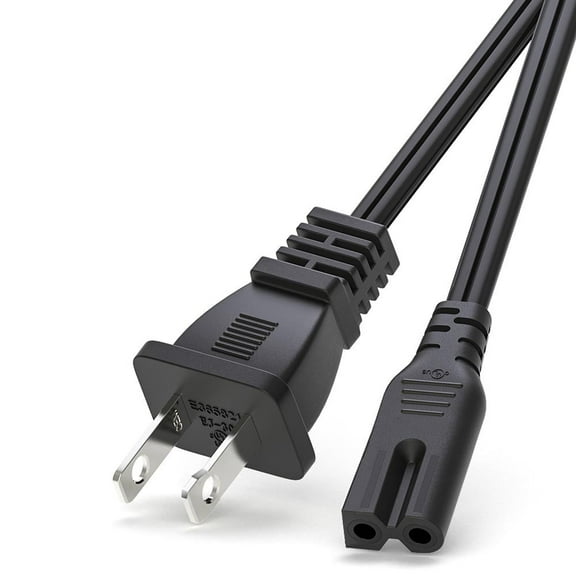 BICMICE 6Ft Polarized Power Cord for Vizio LED TV Smart HDTV, IEC320 C7 to NEMA 1-15P