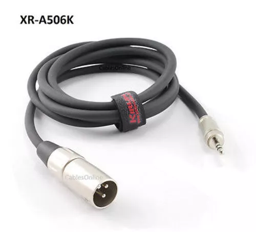 Cable De Audio Estéreo XLR 3-pin Macho A TRS Jack 3.5mm Macho De 3m - Cablematic - Foto 5