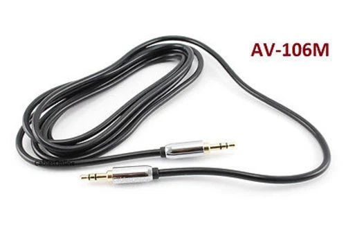 6Ft Mobile-Type Stereo 3.5Mm (1/8") Trs Male To Male Flexible Audio Cable