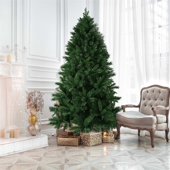 6Ft Pre-Decorated Holiday Christmas Tree for Home, Office, Party Decoration