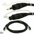 thumbnail image 1 of 6Ft Toslink To Mini Plug 3.5Mm Digital Optical Audio Cable Spdif Optic Fiber, 1 of 4