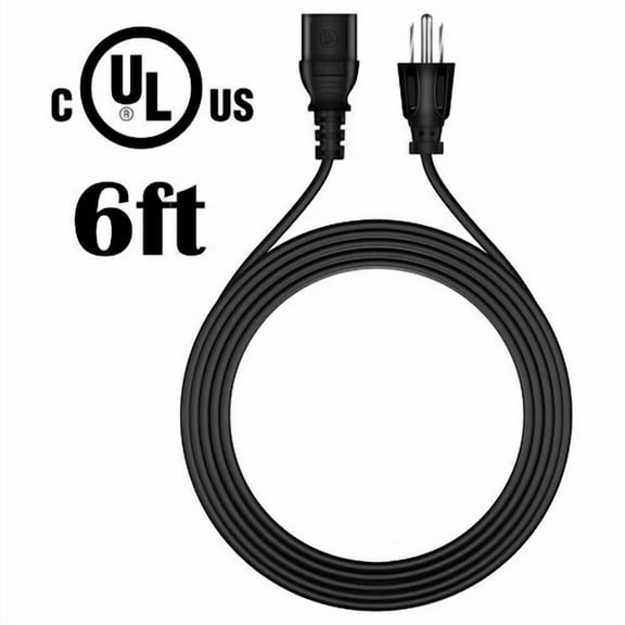 6Ft Ul Ac Power Cord Cable Charger For Dell Poweredge R710 R805 R810 R815 Server