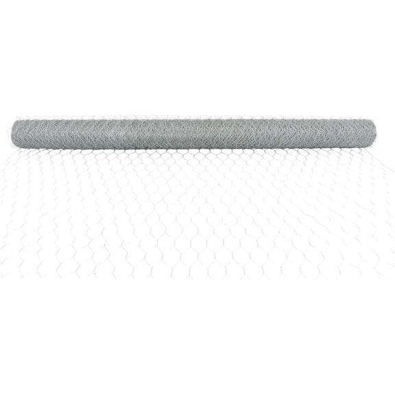 6Ft x 150Ft 0.9mm 2In 72In Chicken Wire Netting Galvanized Wire Chicken Coop Mesh for Garden Fences Poultry Breeding Nets