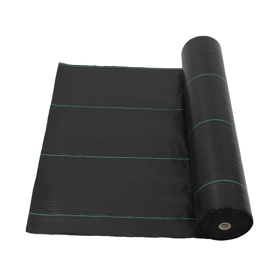 6Ft x 300Ft Heavy Duty Weed Barrier Fabric, 2.4 Oz Professional Grade Landscape Fabric, Weed Block Gardening Mat for Plant Bed, Erosion Control