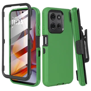 6GOODEALS Compatible for Motorola Moto G 5G 2026/G 5G 2025/G Play 2026 Holster Case, Green