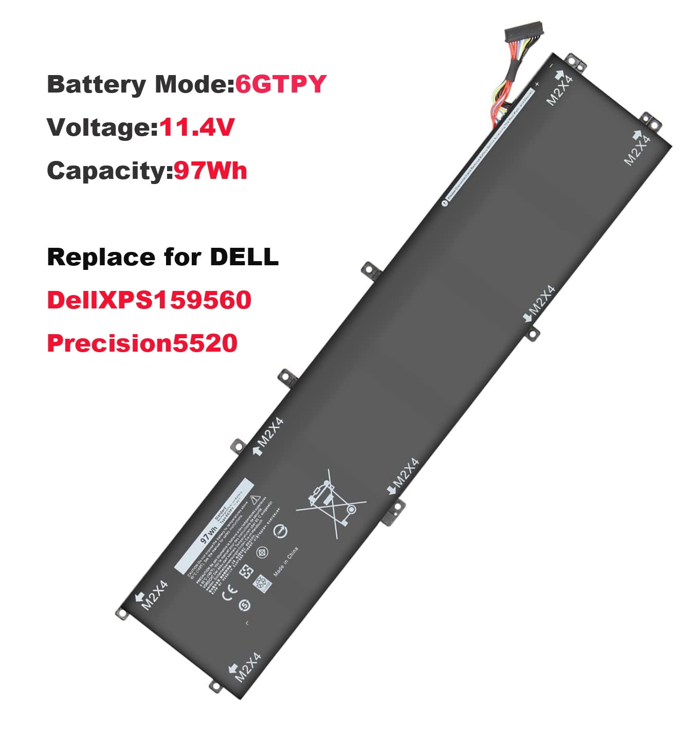 Dell Xps 15 9550 Battery