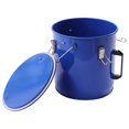 6Gal Fryer Grease Bucket Oil Transport Container with Lid Filter Bag