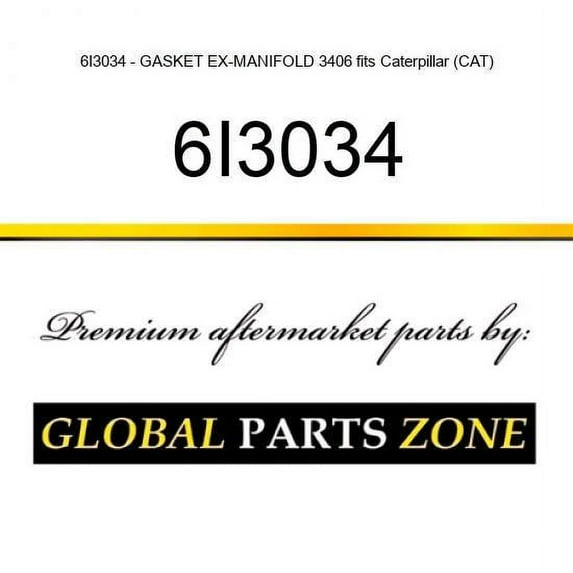6I3034 - GASKET EX-MANIFOLD 3406 fits Caterpillar (CAT)