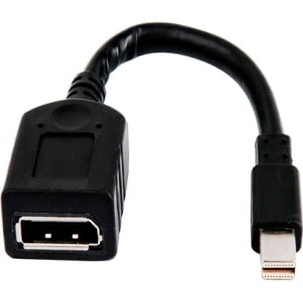 6IN MINI DISPLAYPORT MALE TO DISPLAYPORT FEMALE CABLE ADAPTER