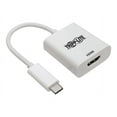 thumbnail image 1 of Tripp Lite USB C to HDMI 4K Adapter Converter USB Type C 3.1 M/F, White, 1 of 17