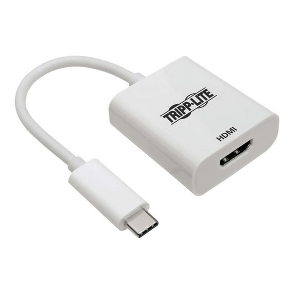 Tripp Lite USB C to HDMI 4K Adapter Converter USB Type C 3.1 M/F, White