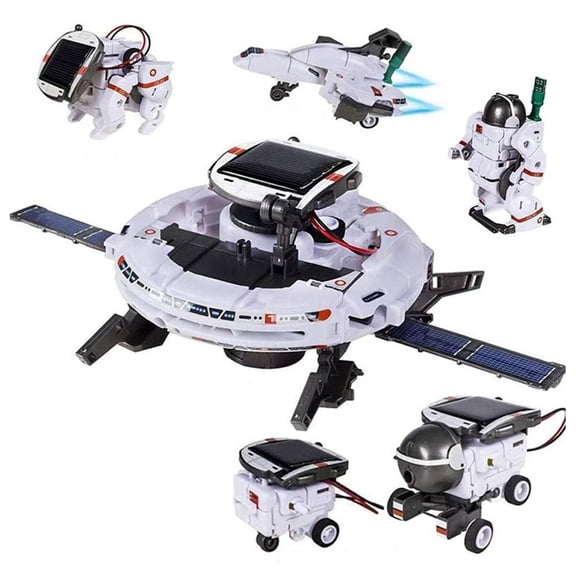 6In 1 Solar Building Block Toys Educational Interactive Toys Solar Robot Girls Teen Toys Gifts Old Boys Year Space 8-14