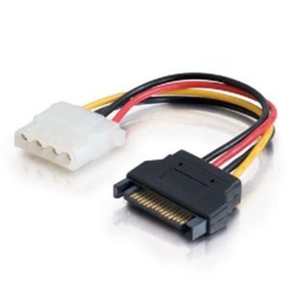 6In 15-Pin Serial Ata Male To Lp4 Female Power Cable