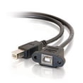 thumbnail image 1 of 6In Usb 2.0 B Female To B Male Panel Mount Cable, 1 of 1