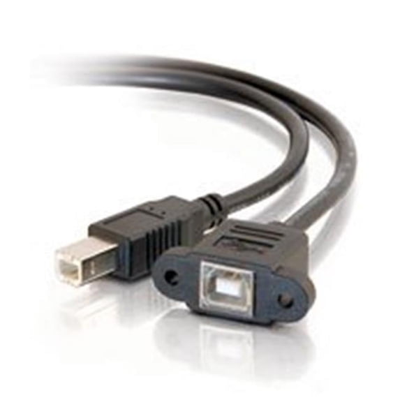 6In Usb 2.0 B Female To B Male Panel Mount Cable