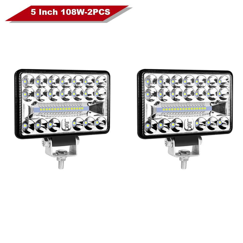 6Inch 144W Led Light Bar Off Road 4X4 Car Led Headlight 12V Long Range