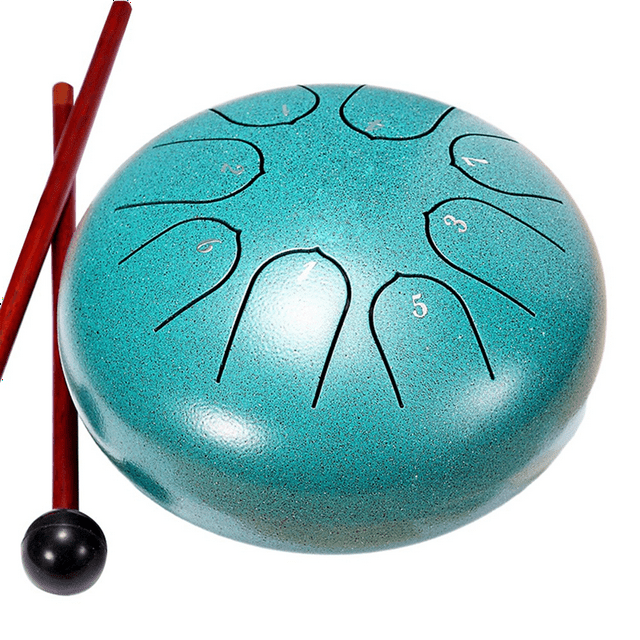 6Inch 8 Tone Hollow Drum Steel Tongue Drum Garden Rain Drum Steel