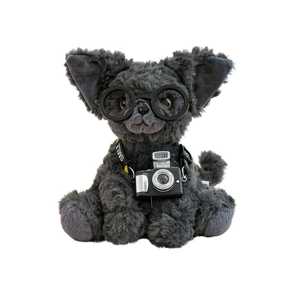 6Inch Devon Rex Cat Breed Plush Toy, Realistic Soft Stuffed Kitten Doll for Cat Lovers (Non-Brand)