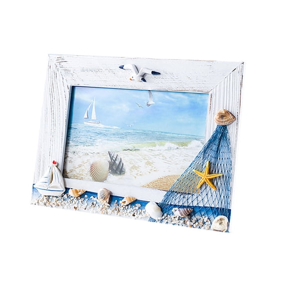 6Inch Frame for Family Photos Create Lasting Memories and Enhances Your Home with Coastal Beauty Accessories