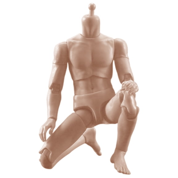 6Inch Realistic Muscle Body Model Figure With Flexible Joints 1/12 Scale Action Figure Male Body For Dynamic Posing
