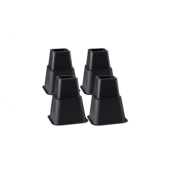 6Inch Sturdy Bed Lifters With Stable Base Portable Furniture Risers Set of 8 for Sofa Table Desk Storage
