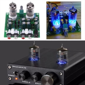 6J1 Hifi DIY Electronic Tube Preamplifier Kit - Preamp Amplifier Module with Bile Amp Effect for Audio Enthusiasts