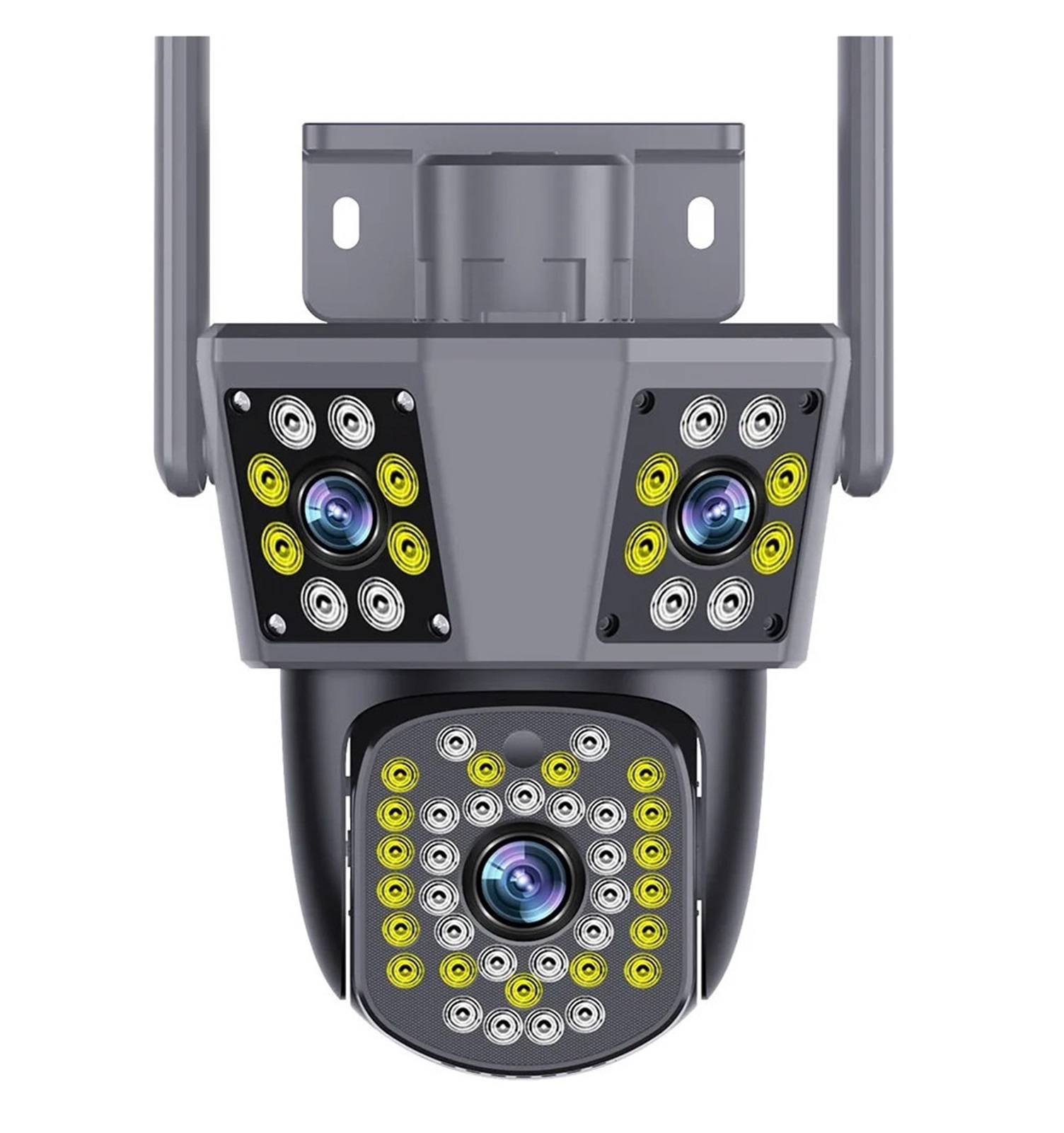6K 12MP WiFi Camera Outdoor Three-lens Security Monitoring - Walmart.com