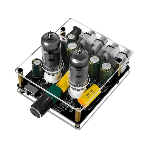 6K4 Tube Preamplifier Amplifiers HiFi Preamp Bile Buffer Auido Amp Speaker Sound Amplifier Home Theater DC12-16V