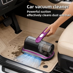 6KPA Vacuum Cleaner, Household Handheld Vacuum Cleaner, Mattress Dust Removal, USB Charging, Strong Suction, Low Noise, Washable Filter - 2-Speed Adjustable, Strong Suction Cup, Very Suitable for Bed
