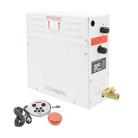 6KW Steam Machine Household Steam nerator, Sauna Room Dry Stream Furnace Wet Steam Steamer Digital Controller ST-60 ,High-Efficiency Heating